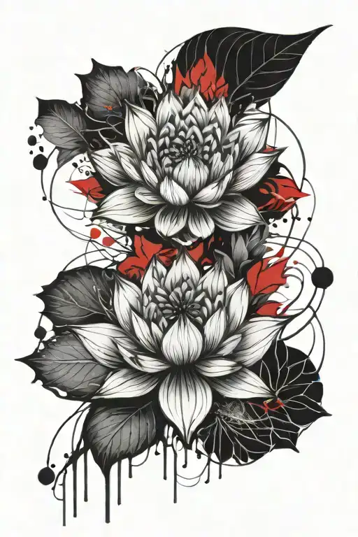 Mandala Lotus Flower Blooming