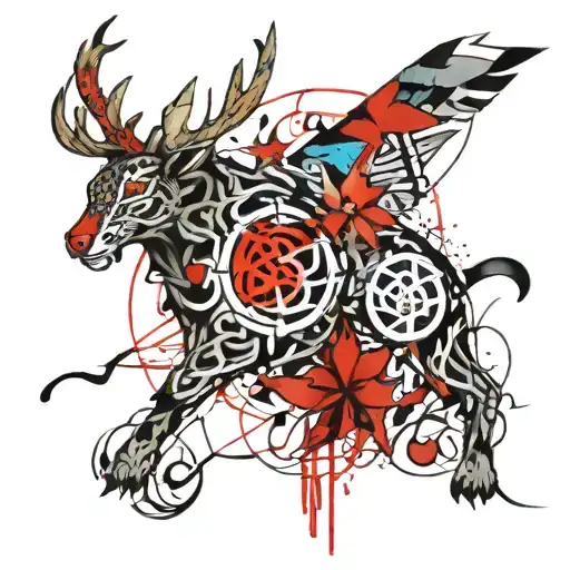 Celtic Animal Symbol Merging