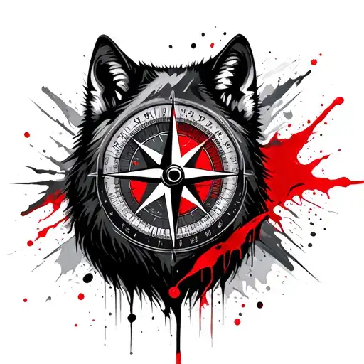 Compass Wolf Mountains Inside