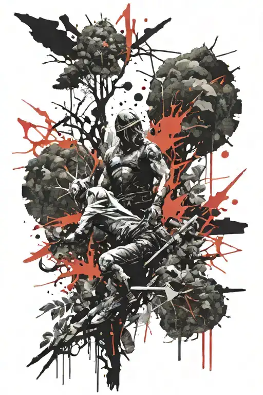 Forest And Fight Scene