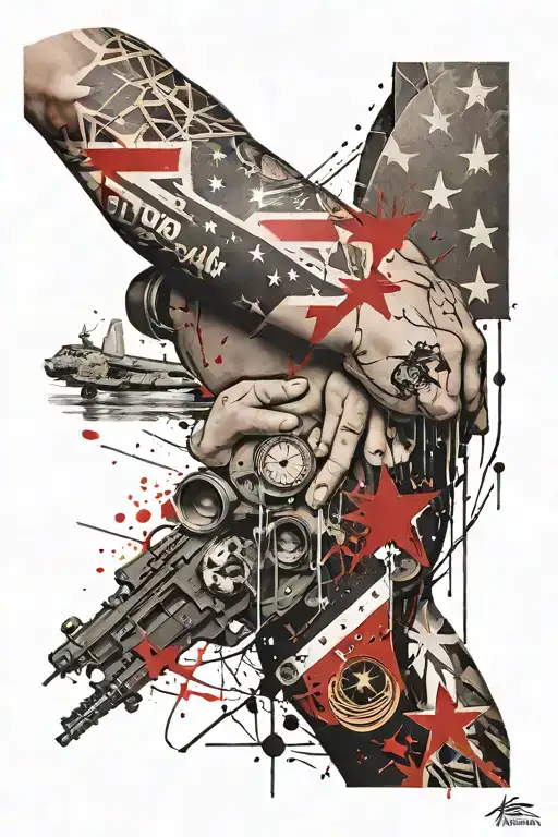 Military Patriotic Arm Sleeve