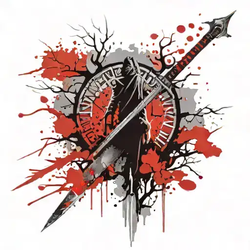 Narsil Sword With Tree Of Gondor