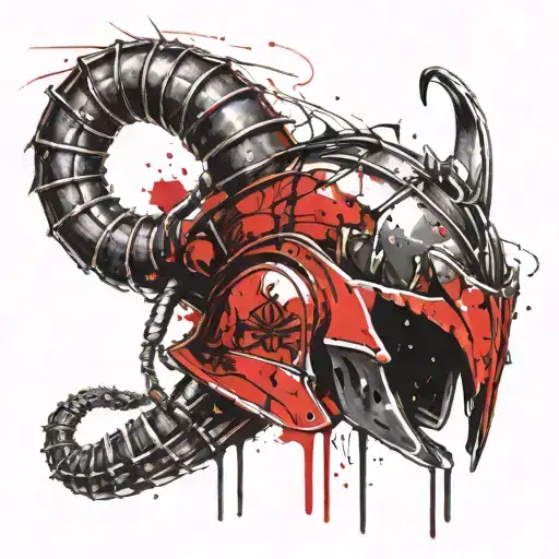 Scorpion And Gladiator Helmet