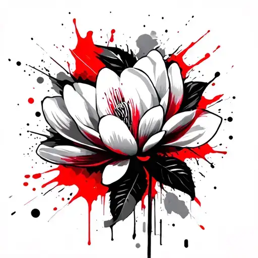 Magnolia Flower In Space