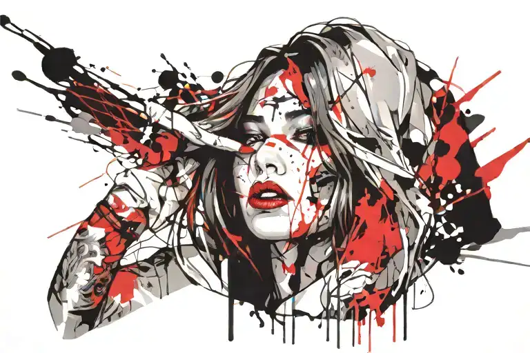 Beautiful Gril Covering Her Face