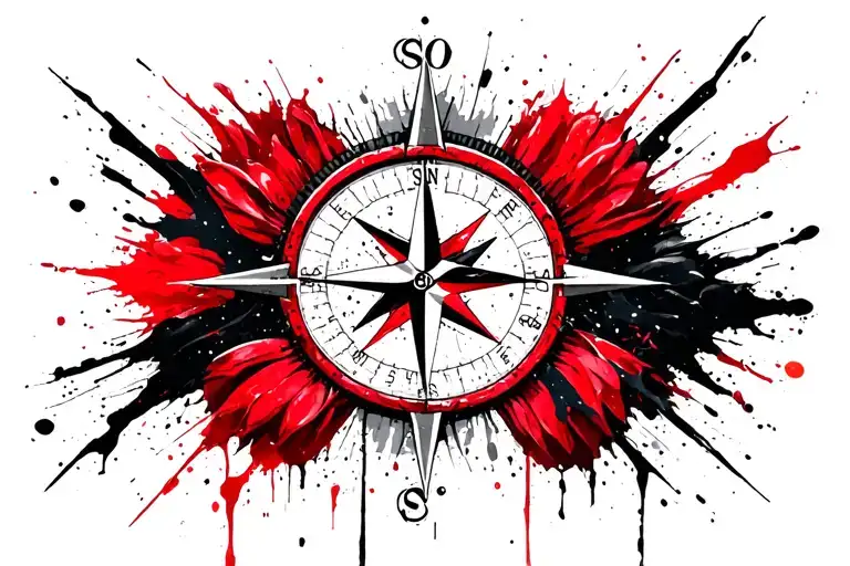 Compass Rose Surrounded