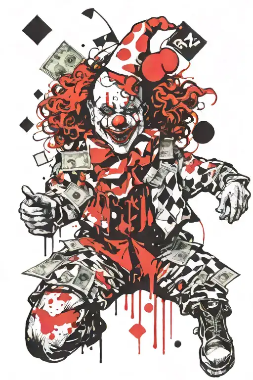 Clown With Money