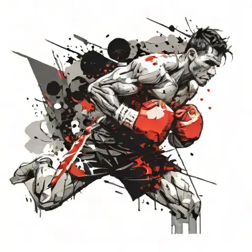 Warrior Boxer Walking Alone