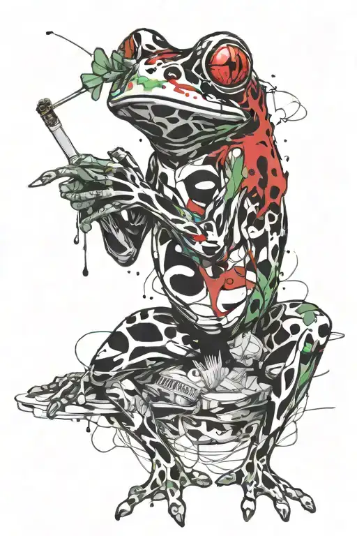 Frog Smoking