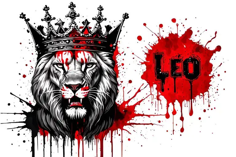 Leo In The Crown Eats A Lot Of Blood