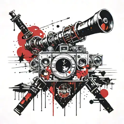 James Web Space Telescople Behind A Starscape