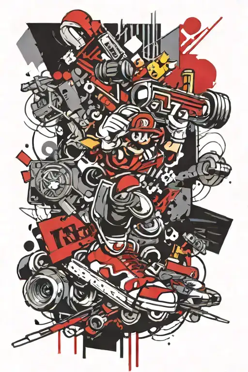 Mario And Tools Intertwined