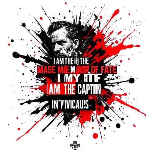 Invictus Quote I Am The Master Of My Fate I Am The Captain