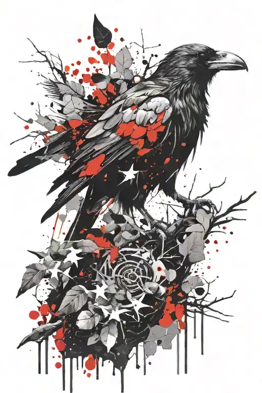 Crow And Forest