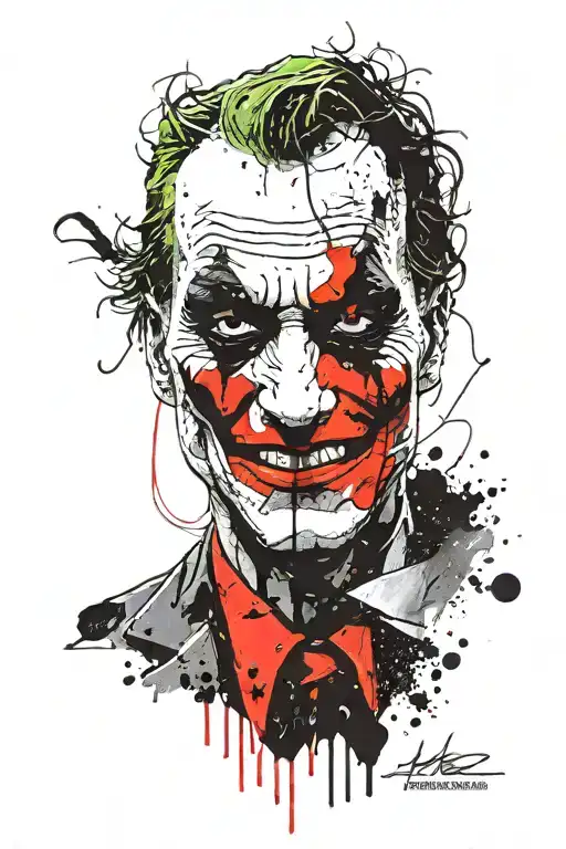 The Joker Face With The Ha Ha Ha Quote