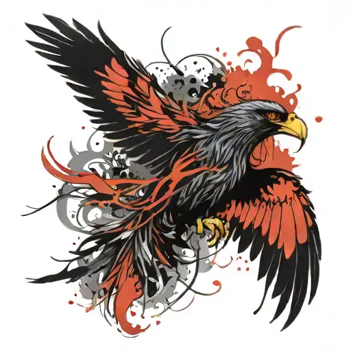 Phoenix Rising From Ashes