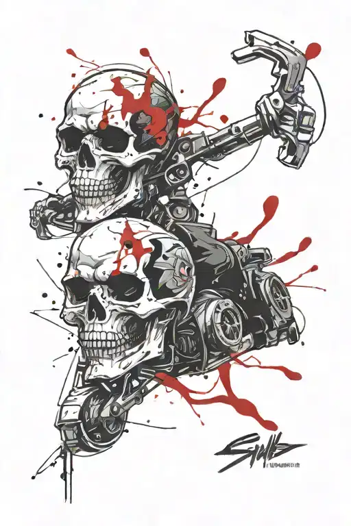 Skull Biker