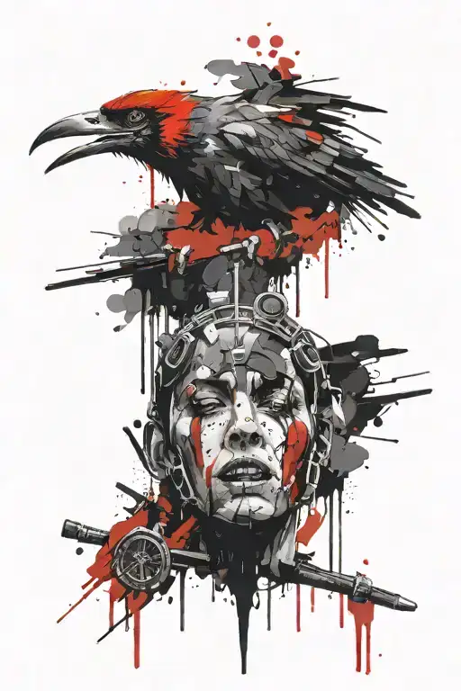 The Screech Of Which Was Pierced By A Sword