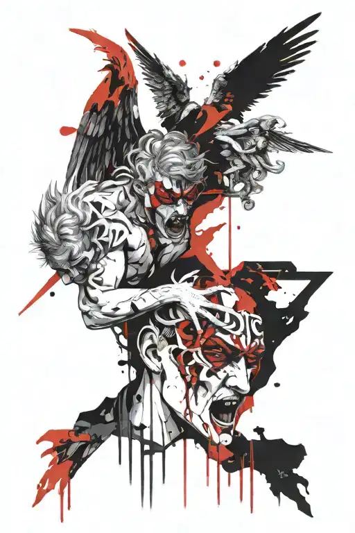 Angel And Demon In One