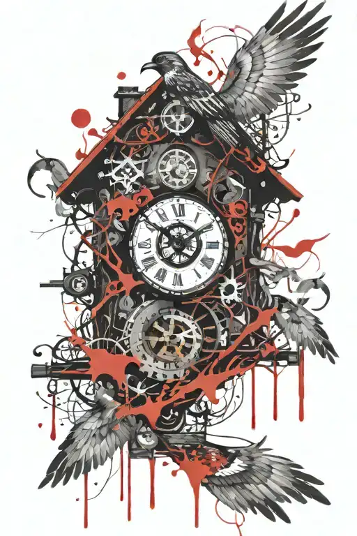 Demonic Cuckoo Clock Melting