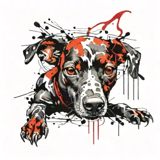 Miniature Pincher Dog Wearing A Sheet Like A Ghost