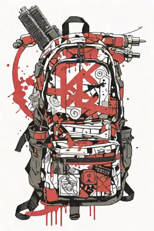 Backpack With Bajoran Symbol Incorporated