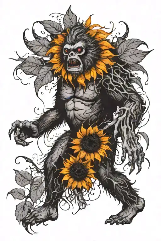 Bigfoot Jack-o'-lantern Sunflower