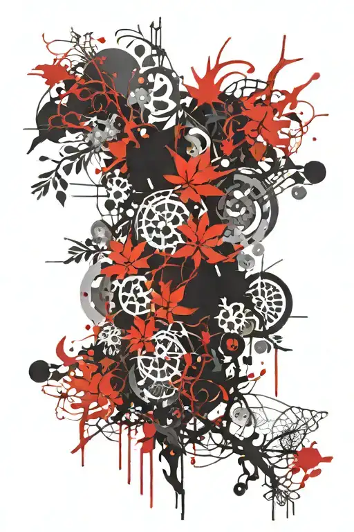 Forrest Fire Bush Wood