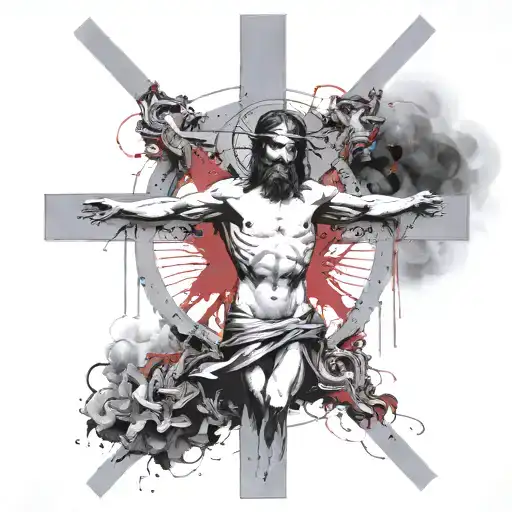 Detailed Jesus On The Cross