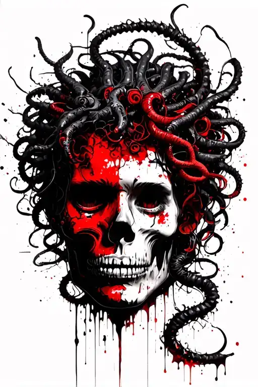 Medusa Head In The Sharp Edges