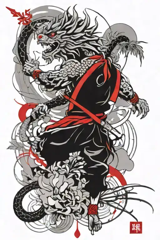 Sun Wukong Dragon Flower