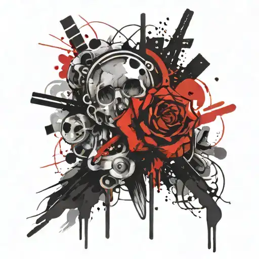 Depression Tattoo Design