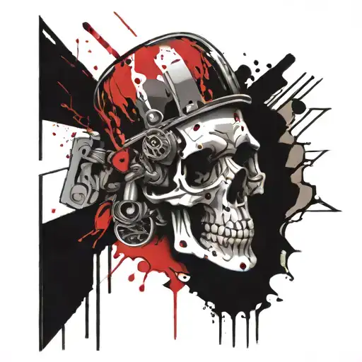 Piston Skull Tennents Lager