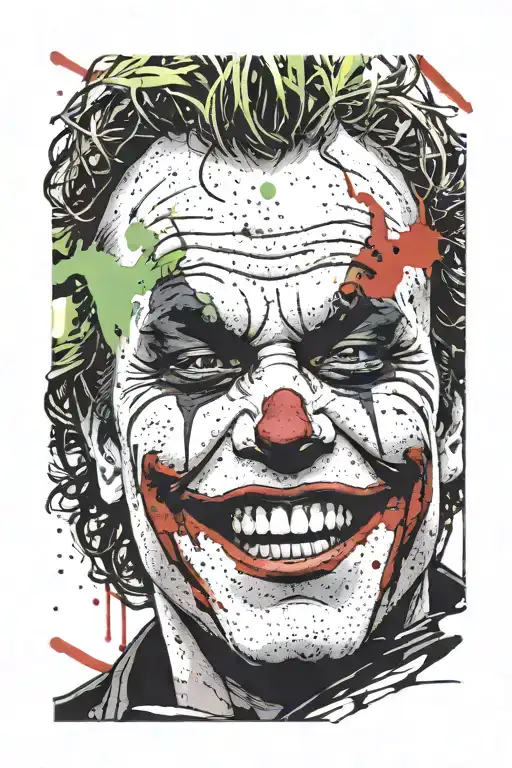 Heath Ledger Joker Laughing