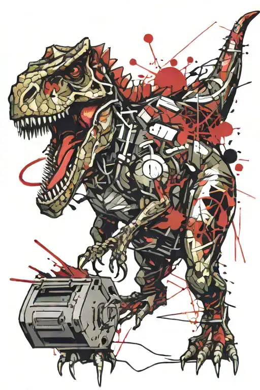 Dinosaur Using Computer