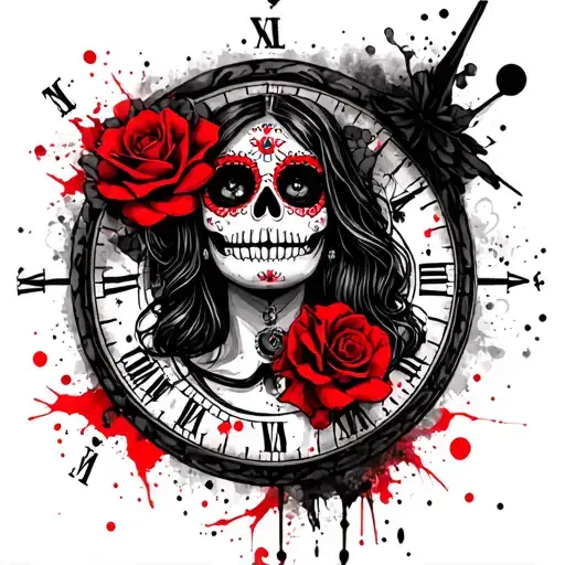 Day Of The Dead Girl With Compass