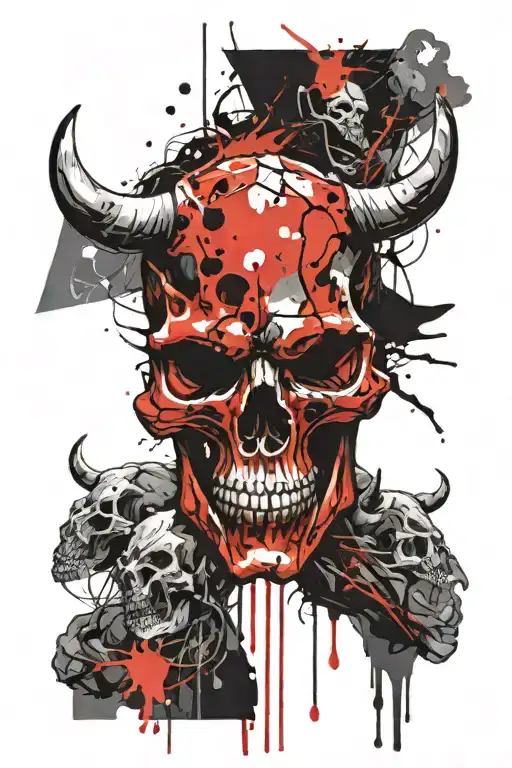 Skull And Bulls