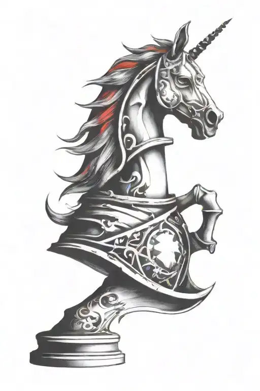 Knight Chess Piece Minimalist