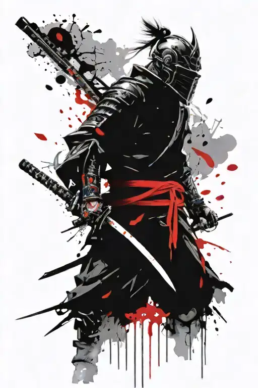 Dark Samurai Standing