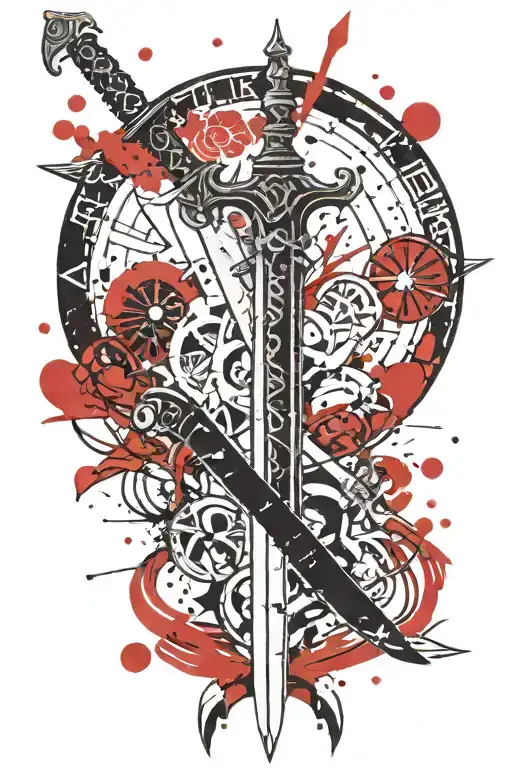 Sword With Per Aspera Ad Astra