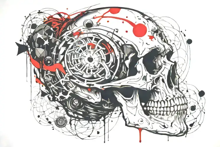 Tarot Card Skull Of Death