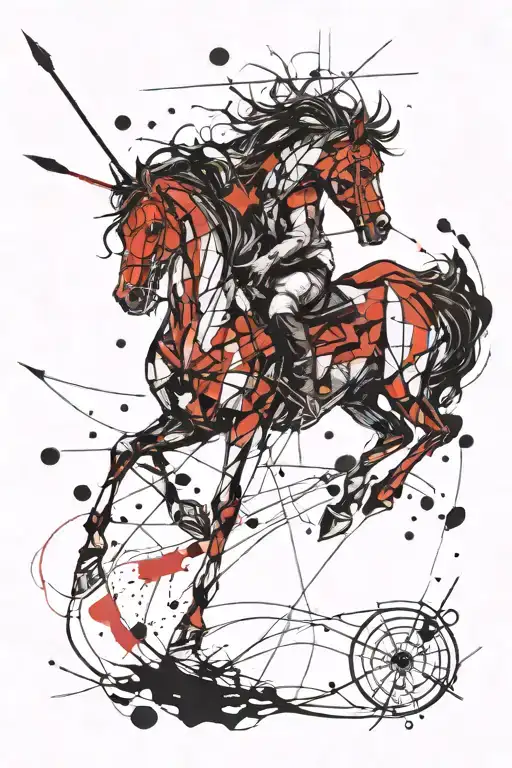 Sagittarius Constellation Intertwined