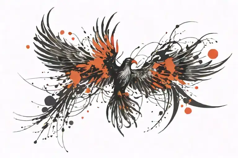 Phoenix Rising From The Ashes