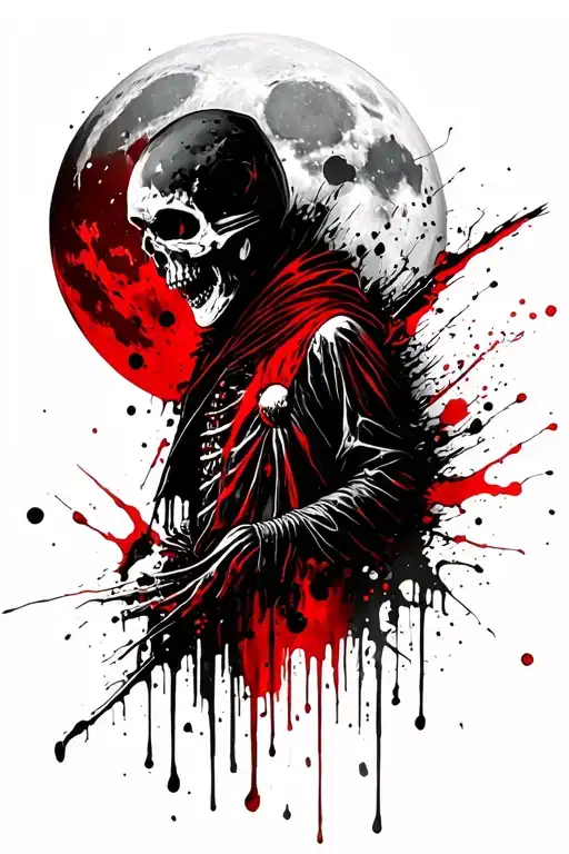 Trash Polka Reaper In The Night With Full Moon