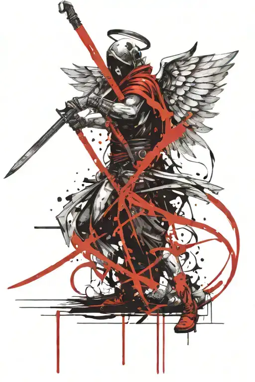 Angel Warrior With Scythe