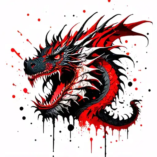 Wold And Dragon Wrapped