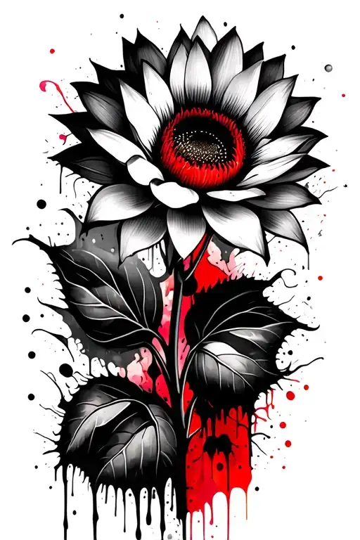 Sunflowers Blooming Lotus Flower