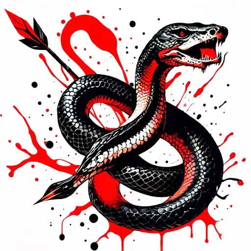 Dart And Snake Wrapped