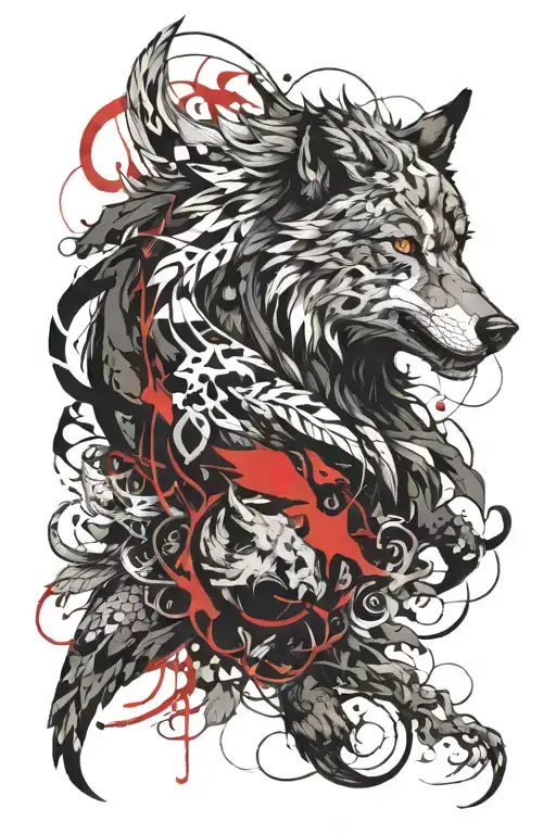 Wolf And Dragon