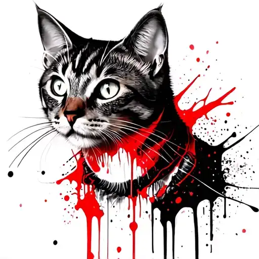 The Cat Dug Into The Neck